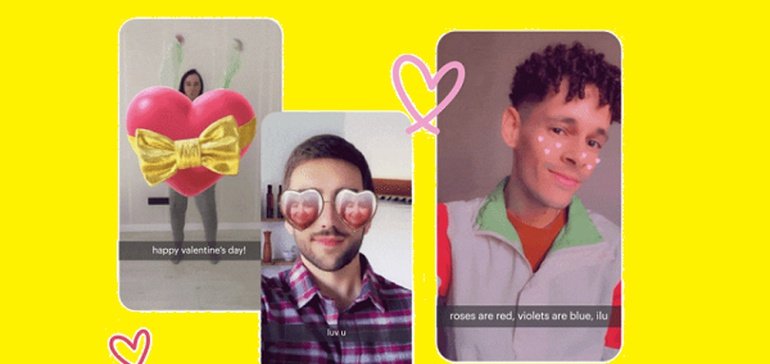 Snapchat comparte nuevos conocimientos sobre la participación de los usuarios en torno al día de San Valentín [Infographic]