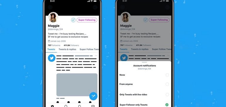 Twitter agrega nuevas opciones de notificación Super Follows mientras trabaja para desarrollar sus herramientas para suscriptores